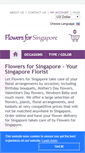 Mobile Screenshot of flowers4singapore.com